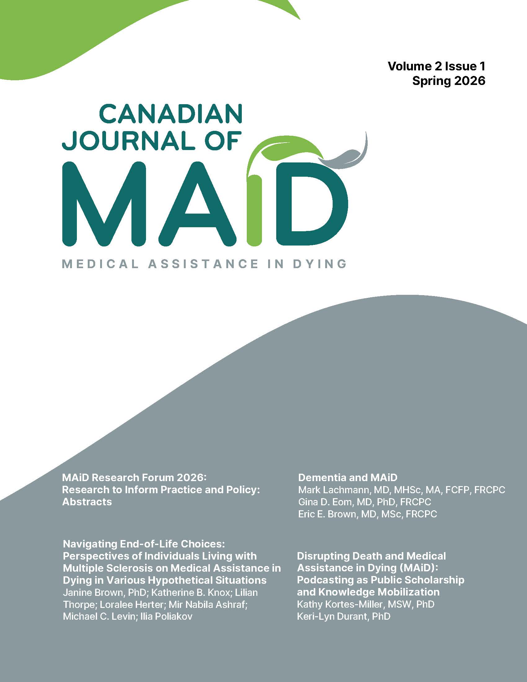 					View Volume 2, Issue 1, Spring 2026
				